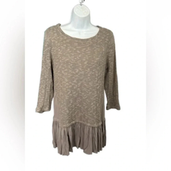 Indigo Thread Co. Top Women's Medium Peplum Hem Bohemian Festival 3/4 Sleeve‎ - Picture 3 of 14